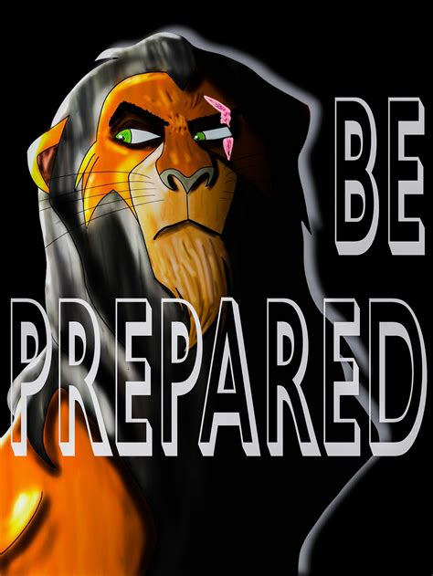 The Lion King Scar Be Prepared