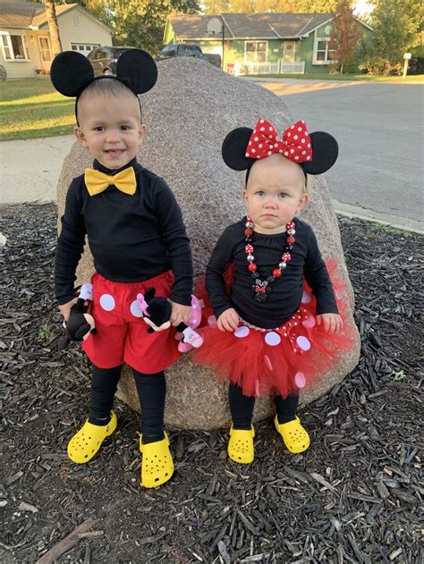 Mickey and Minnie Mouse | Minnie mouse halloween costume, Mickey mouse ...