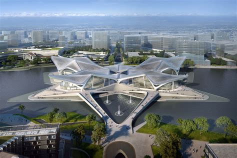 Zaha Hadid Architects Reveals Images of Zhuhai Jinwan Civic Art Centre ...