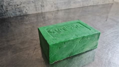 SUNLIGHT GREEN BAR SOAP CAKE - YouTube