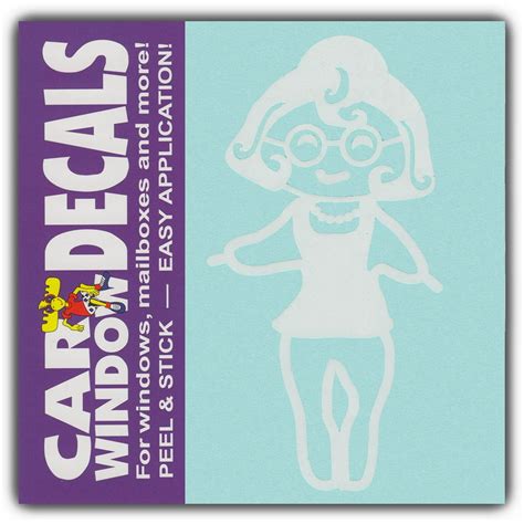 Car Window Decals: Grandma Grandmother | Family Stick Figures ...