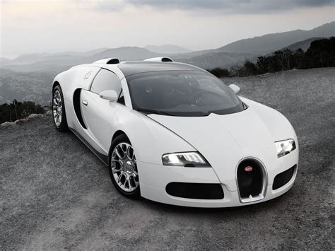 Super Jump Cars: white bugatti veyron wallpaper