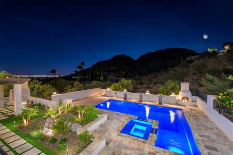 Pool Canyon and Valley Night Shot - Hub Media Company