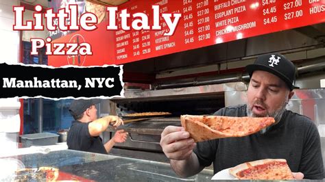 Pizza review: LITTLE ITALY PIZZA (Manhattan, NYC) - YouTube