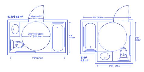 Accessible Residential Bathrooms Dimensions & Drawings | Dimensions.Guide