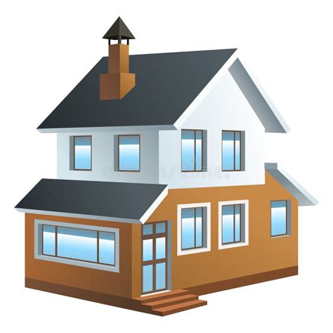 House illustration stock vector. Illustration of building - 89814052