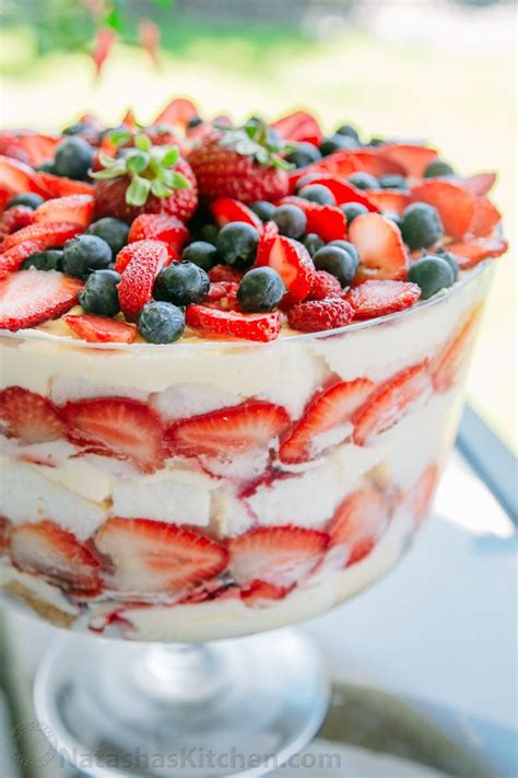 Mixed Berry and Angel Food Trifle Recipe - Berry Trifle | Angel food ...