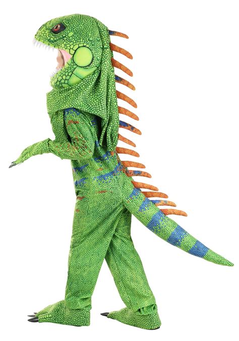 Kid's Green Iguana Costume