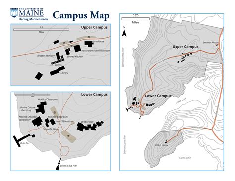 Campus Map - Darling Marine Center - University of Maine