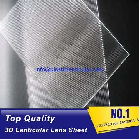 lenticular sheet 75 lpi 3d lenticular printing lens-blanks PET standard ...