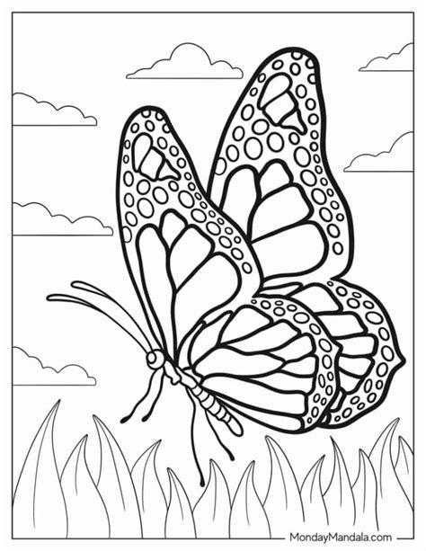 Ask Coloring Pages Of A Monarch Butterfly