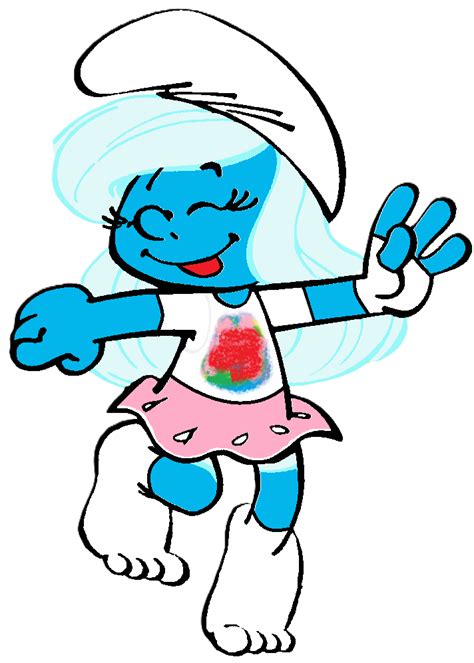 Smurfette Casual Dress with Light Blue Hair by TuanHung2003 on DeviantArt