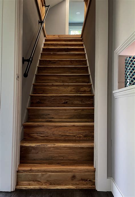 Charming Wood Stair Risers