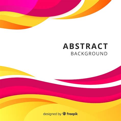 Free Vector | Abstract background with colorful lines