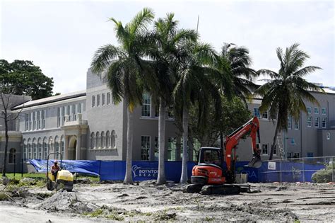 First look at renovation of old Boynton Beach High School | PHOTOS ...