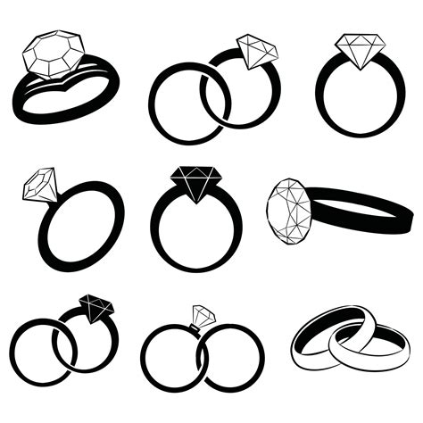 Engagement Ring Vector Art, Icons, and Graphics for Free Download