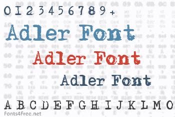 Adler Font Download - Fonts4Free