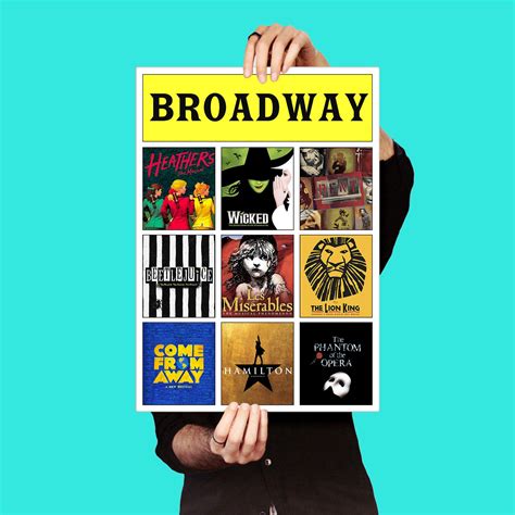 Broadway Signed Poster for sale | Only 3 left at -60%