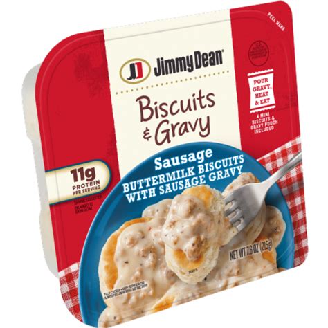 Jimmy Dean Biscuits & Gravy - Sausage, 7.6 OZ - Kroger