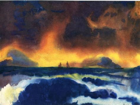 Stormy sea - Emil Nolde | Emil nolde, Painting, Famous german artists