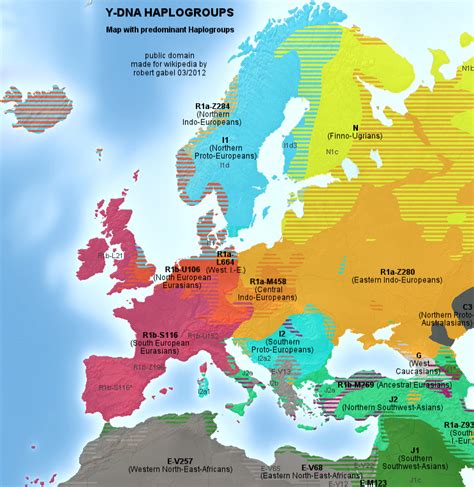 Genetic map of Europe with DNA Haplogroups [743 × 764] : r/MapPorn