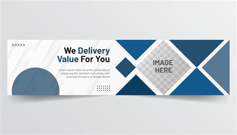 Social media template Linkedin banner cover design on isolated ...