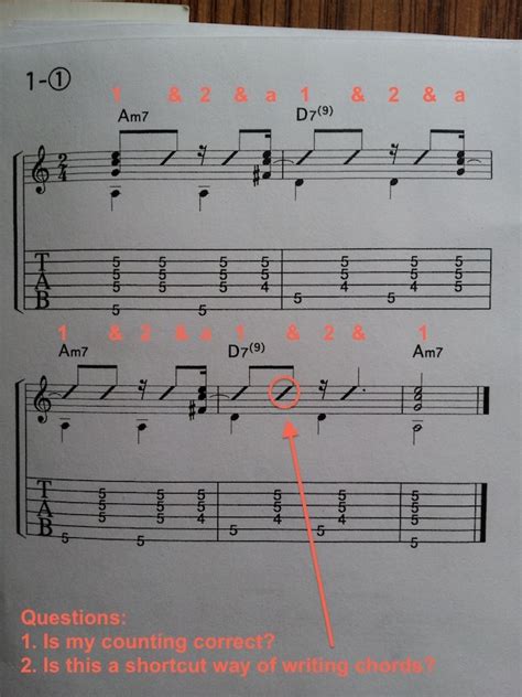 notation - Learning Bossa Nova Guitar - Music: Practice & Theory Stack ...