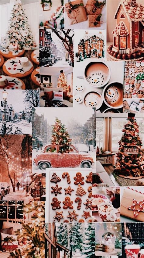 Christmas Aesthetic Wallpaper | Christmas Collage