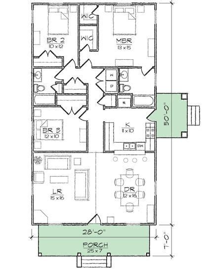 Plan 10044TT: Compact Starter or Retirement Home Plan | Retirement ...