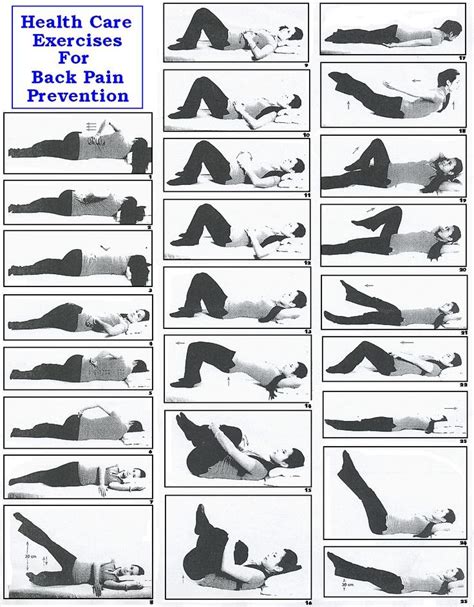 Printable Sciatica Exercises