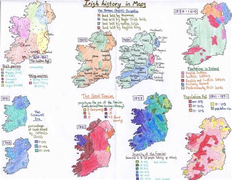 Irish History in Maps Genealogy Ireland, Genealogy Map, Ireland Map ...