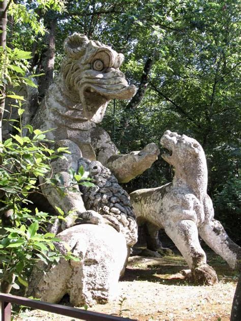 Bomarzo Monster Park in Italy (Bomarzo Parco dei Mostri - Sacro Bosco ...