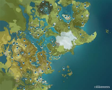 Genshin impact – World Map: Chests, Quests, Farming Routes | Anemoculus ...