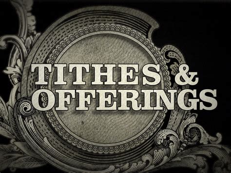 Tithes And Offerings Extended | Creative Media Solutions | WorshipHouse ...