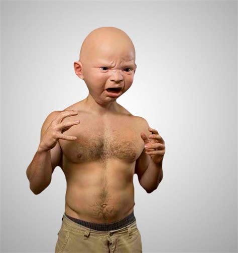 Creepy Baby Head Masks