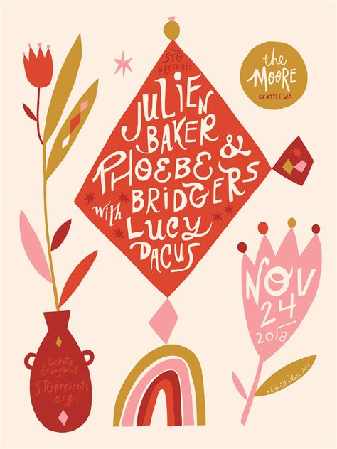 Erin Wallace Illustration | STG presents Julien Baker, Phoebe Bridgers ...