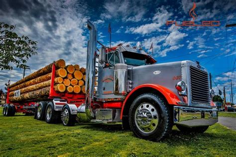 Peterbilt log truck | Big rigs | Pinterest | Peterbilt, Logs and Rigs