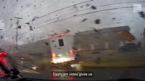 Heart-Stopping Dashcam As Tornado Hits Driver - Videos from The Weather ...