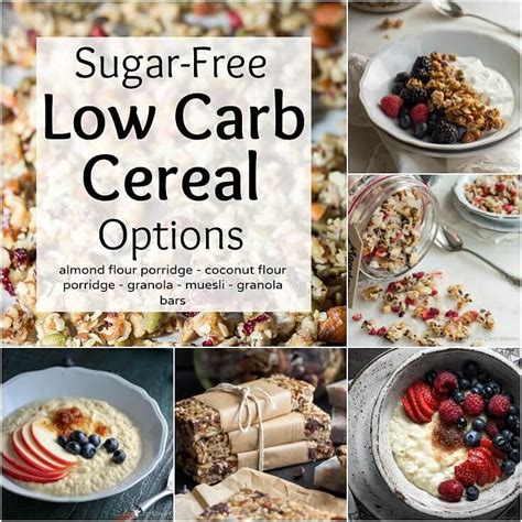 Low Carb Cereal Options for Breakfast (keto, grain-free) | Low Carb Maven