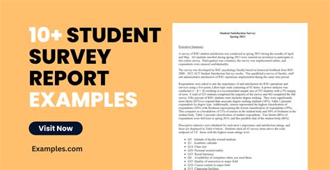 Student Survey Report - 10+ Examples, Format, How to Write, Pdf