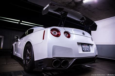 Nothing quite like the view of a GT-R's tail lights. Photo: David S ...