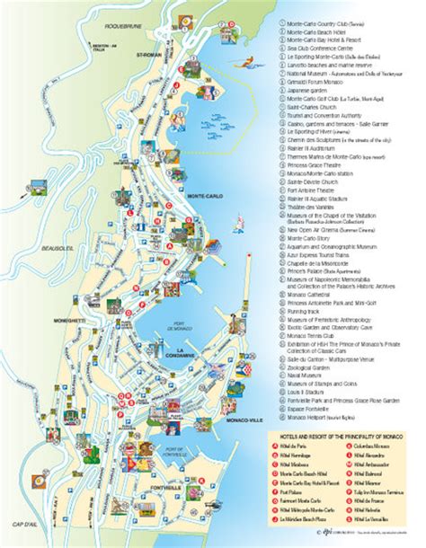 Monaco Monte Carlo Map