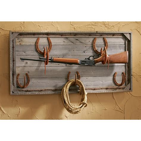 Horseshoe Gun Rack - 95335, Decorative Accessories at Sportsman's Guide