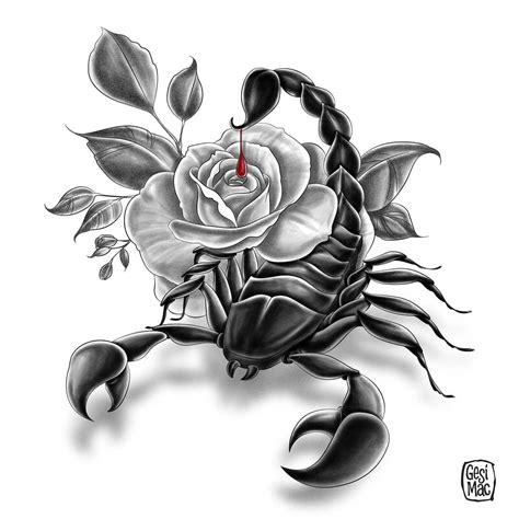 Scorpion Drawings For Tattoos