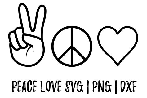 Peace and Love Graphic by CuteShopClipArt · Creative Fabrica