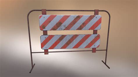 Temporary Traffic Signs - 3D Model by Grishmanovskij Anton