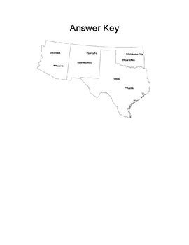 USA Southwest Region Quiz by Mr Matthews Teacher Store | TpT