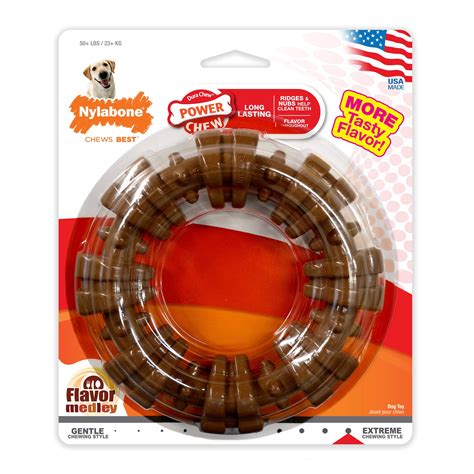 Nylabone Power Chew Textured Chew Ring Dog Toy, X-Large | Petco