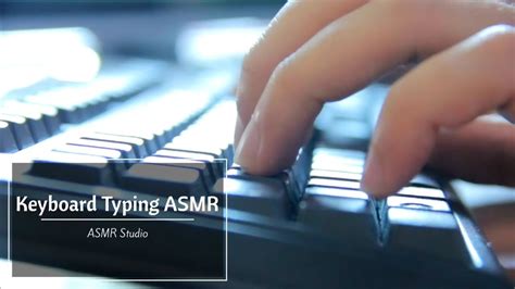 Keyboard Typing ASMR | Clicking Sounds | Tapping Noise | 1 hour ...