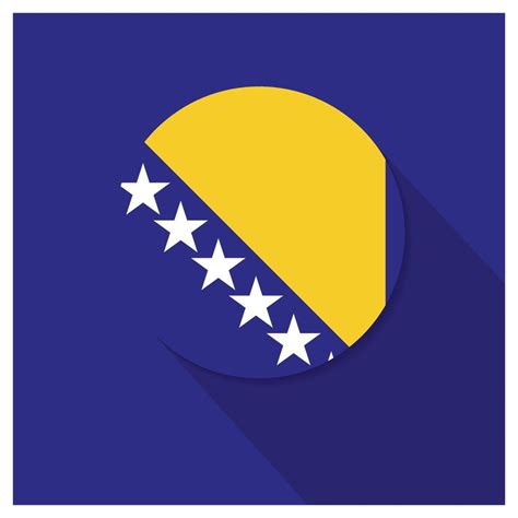 Bosnia flag design vector 13268897 Vector Art at Vecteezy